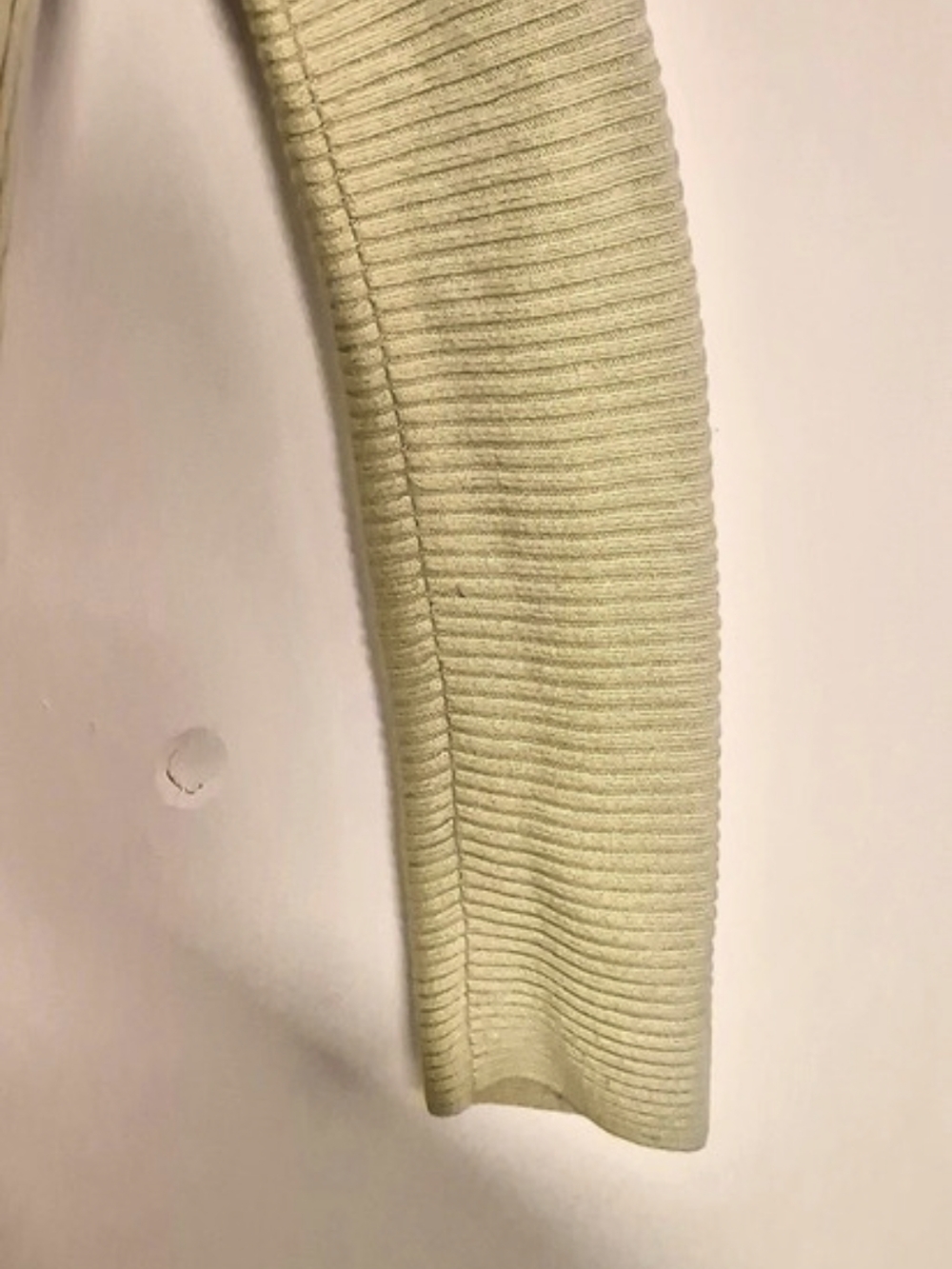 Off Shoulder Intermix Ribbed Knit Sweater  Size Small - Picture 7 of 16